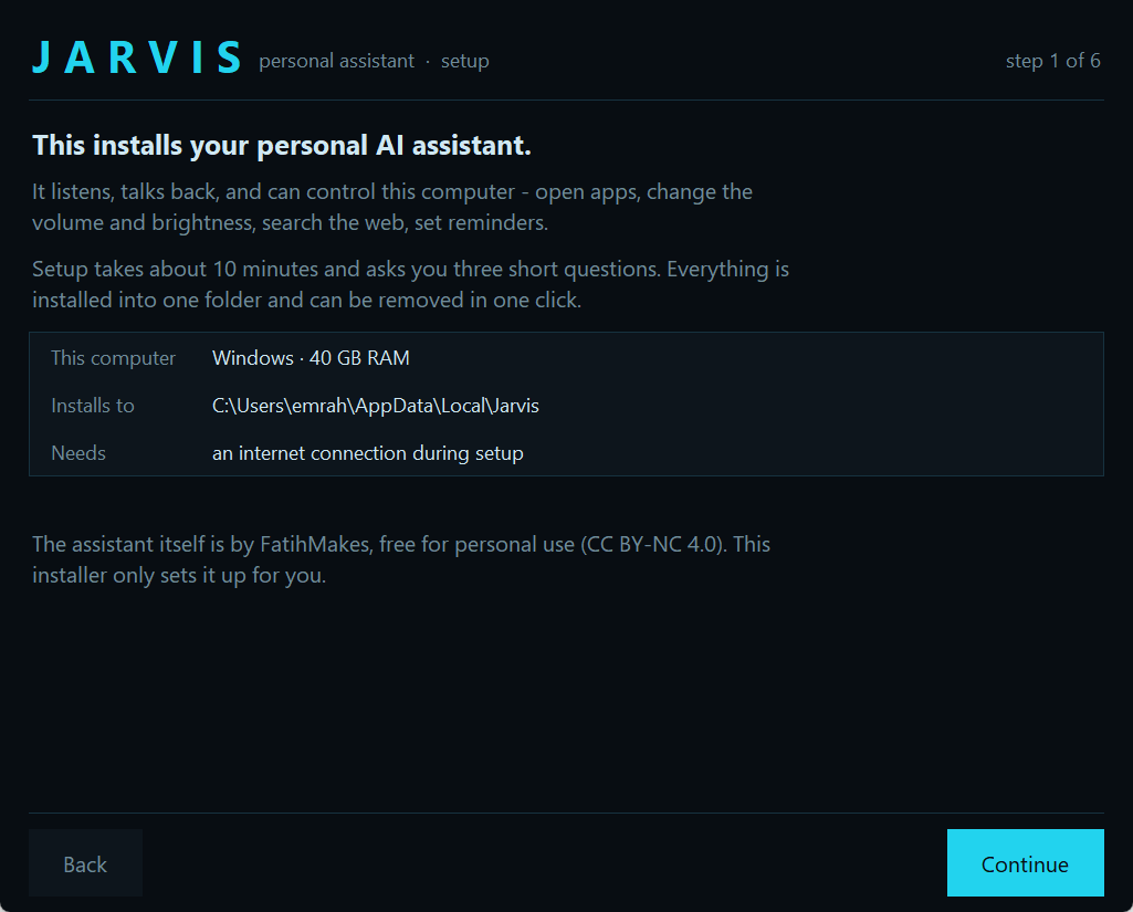 The Jarvis Companion app, explaining in plain language what it does.
